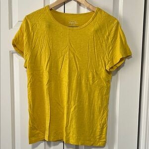 J. Crew Factory Yellow Short Sleeve Tee